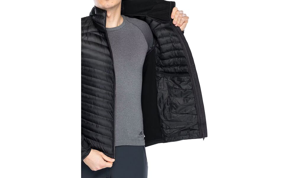 Лайнер чоловічий Rab Cirrus Flex Hoody (Black/Black), Колір виробника: Black/Black, Розмір: L, зображення 5