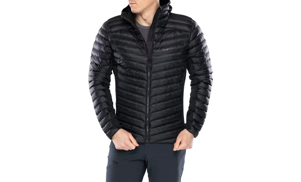 Лайнер чоловічий Rab Cirrus Flex Hoody (Black/Black), Колір виробника: Black/Black, Розмір: L, зображення 8