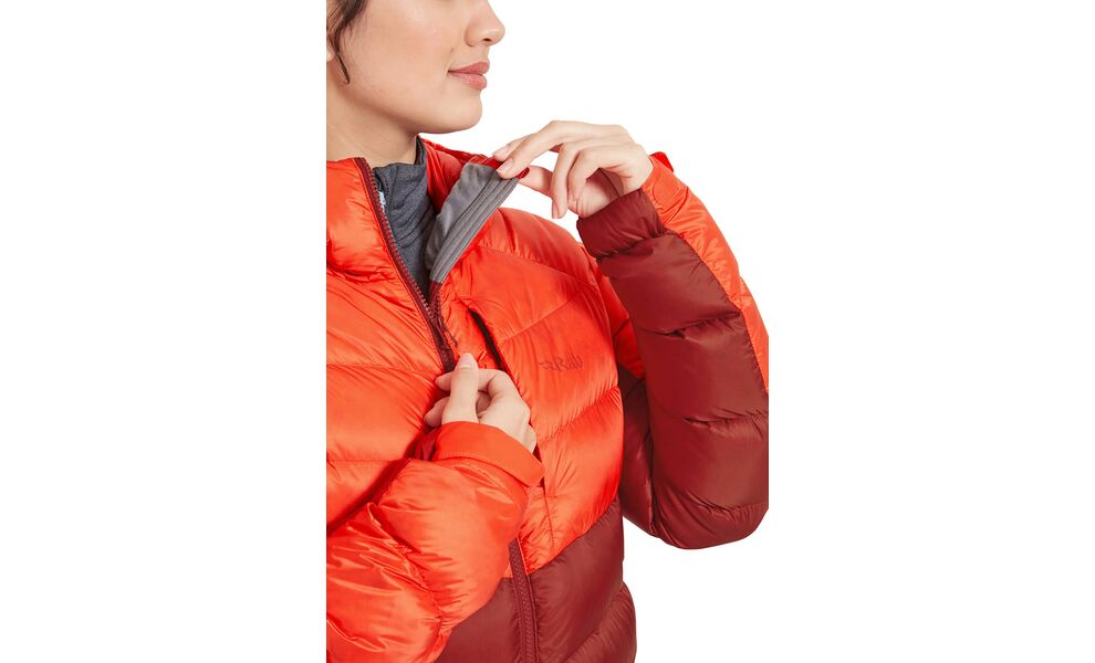 Пуховик жіночий Rab Glaceon Pro Jacket (Red Grapefruit/Tuscan Red), Колір виробника: Red Grapefruit/Tuscan Red, Розмір: M, зображення 8