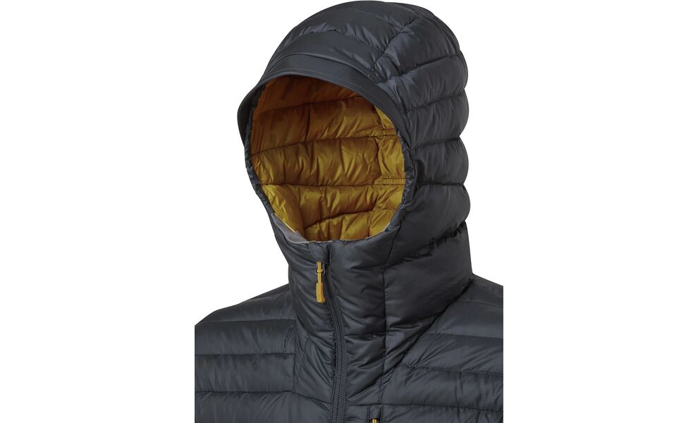 Пуховик чоловічий Rab Microlight Alpine Jacket (Black/Graphene), Колір виробника: Black/Graphene, Розмір: M, зображення 9