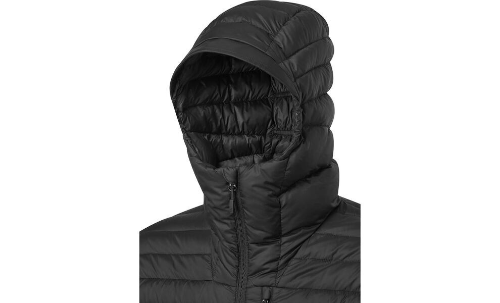 Пуховик чоловічий Rab Microlight Alpine Jacket (Black), Колір виробника: Black, Розмір: XL, зображення 4
