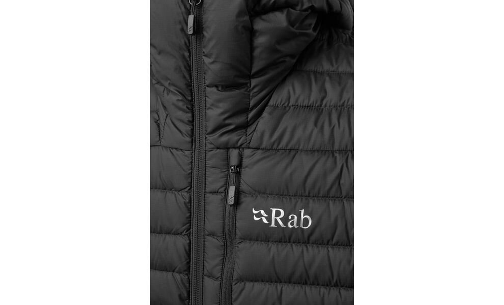 Пуховик чоловічий Rab Microlight Alpine Jacket (Black), Колір виробника: Black, Розмір: XXL, зображення 5