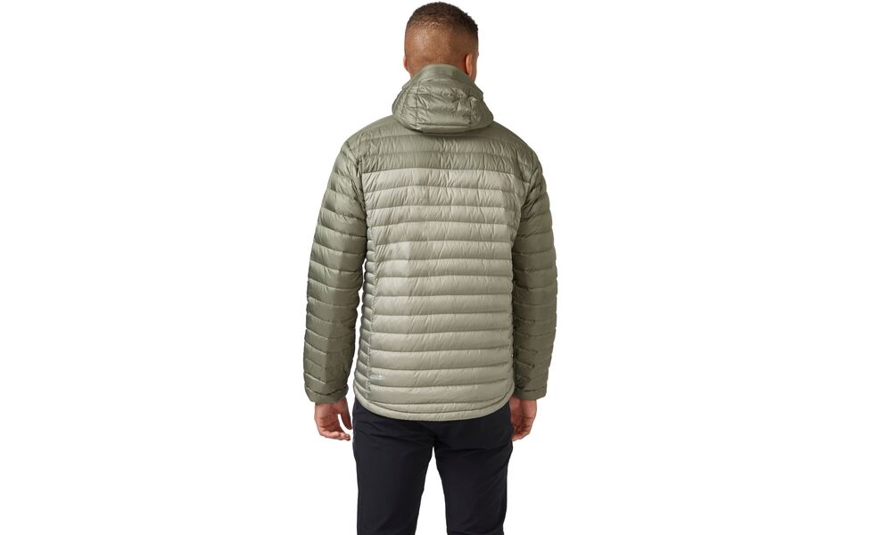 Пуховик чоловічий Rab Microlight Alpine Jacket (Light Khaki/Stone), Колір виробника: Light Khaki/Stone, Розмір: L, зображення 4