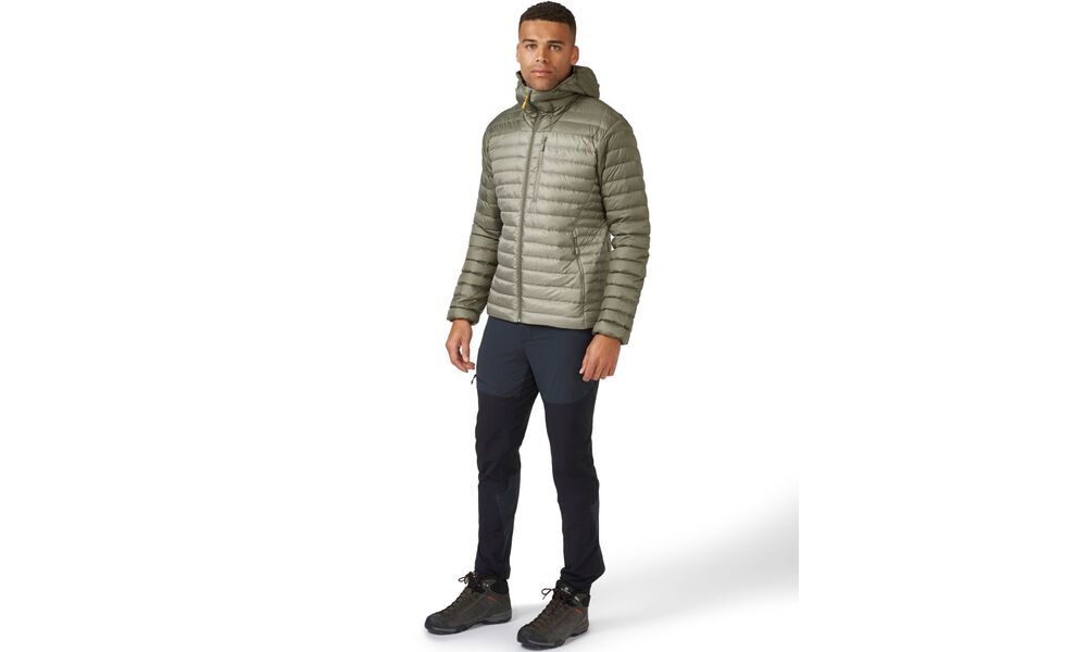 Пуховик чоловічий Rab Microlight Alpine Jacket (Light Khaki/Stone), Колір виробника: Light Khaki/Stone, Розмір: L, зображення 5