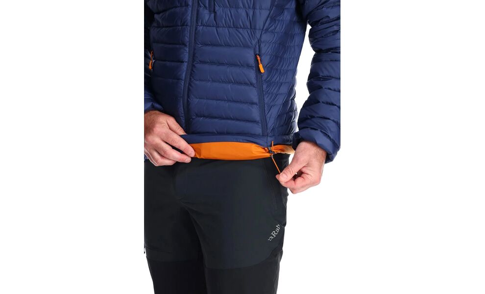 Пуховик чоловічий Rab Microlight Jacket (Graphene), Колір виробника: Graphene, Розмір: M, зображення 8