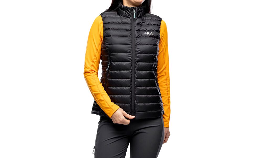 Жилет жіночий Rab Microlight Vest (Black), Колір виробника: Black, Розмір: XS, зображення 2
