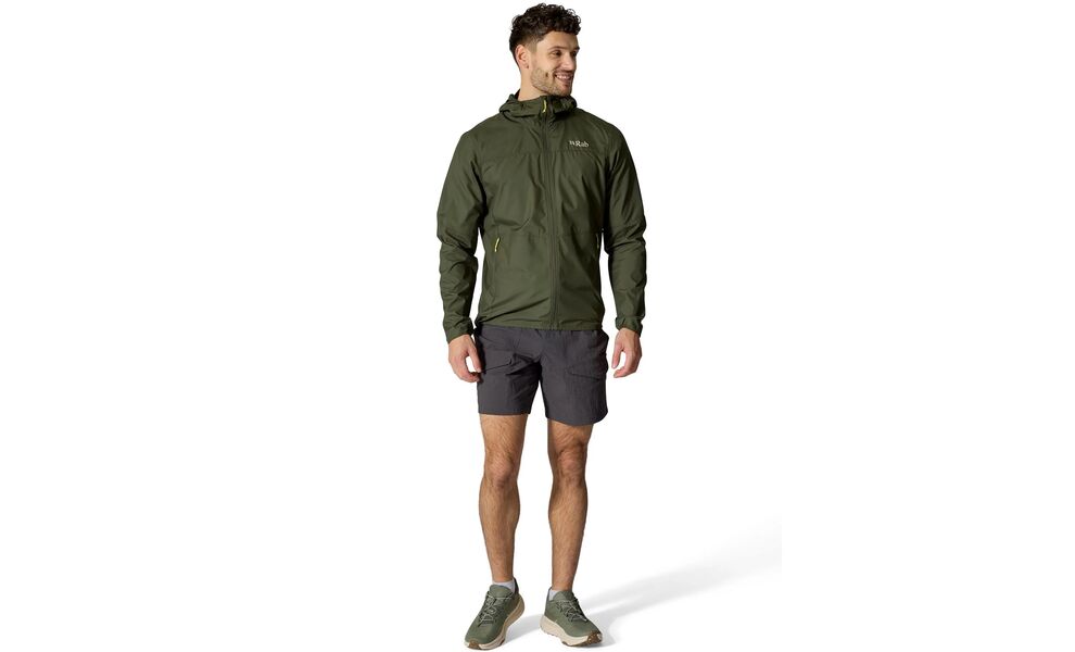 Вітрівка чоловіча Rab Windgather Hoody (Black), Колір виробника: Black, Розмір: XL, зображення 3