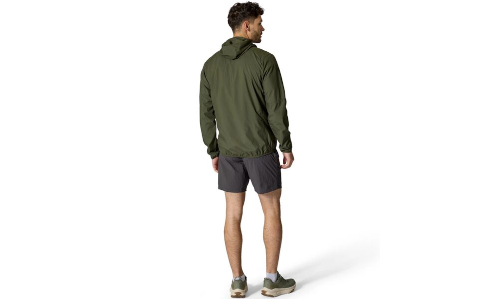 Вітрівка чоловіча Rab Windgather Hoody (Army), Колір виробника: Army, Розмір: XL, зображення 4