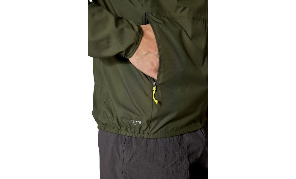 Вітрівка чоловіча Rab Windgather Hoody (Army), Колір виробника: Army, Розмір: L, зображення 6