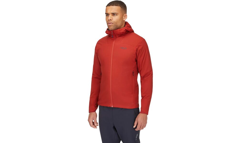 Куртка чоловіча Rab Xenair Alpine Light Jacket (Tuscan Red), Колір виробника: Tuscan Red, Розмір: M, зображення 4