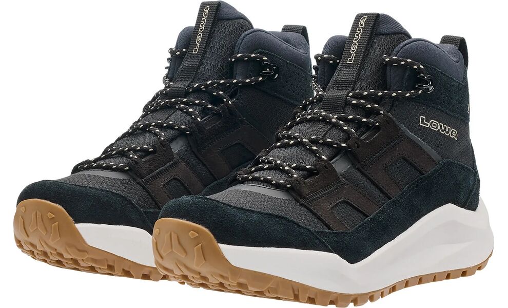 Міські черевики жіночі LOWA Kaloya GTX MID - 321436 (9990/Black-White), Колір виробника: 9990/Black-White, Тип колодки: середня, Розмір виробника: EU 40, зображення 3