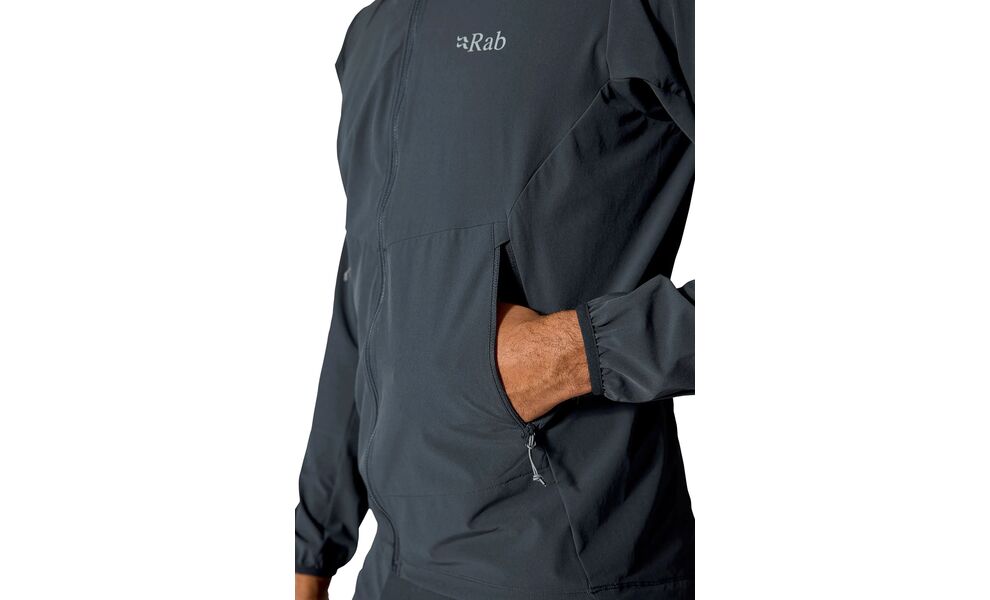 Софтшел чоловічий Rab Borealis Hoody (Beluga), Колір виробника: Beluga, Розмір: L, зображення 6