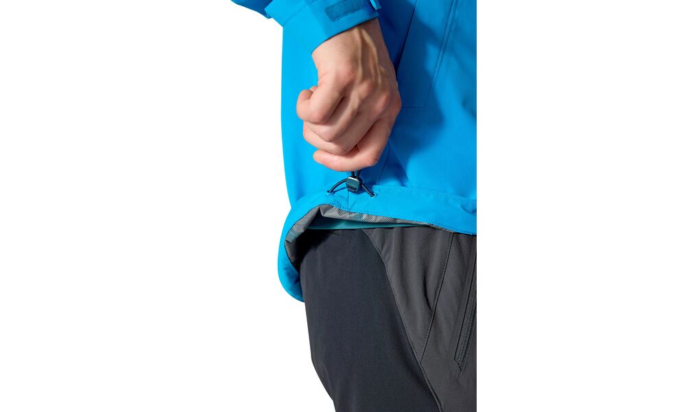 Штормівка чоловіча Rab Downpour Jacket (Army), Колір виробника: Army, Розмір: XXL, зображення 10