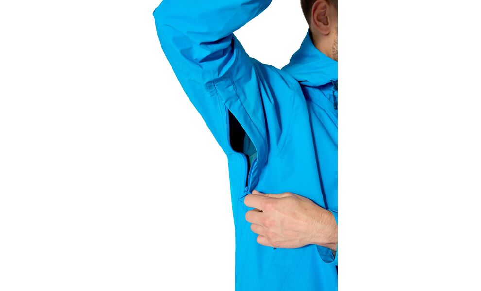 Штормівка чоловіча Rab Downpour Jacket (Army), Колір виробника: Army, Розмір: XL, зображення 11