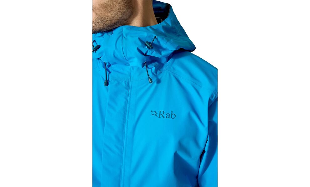 Штормівка чоловіча Rab Downpour Jacket (Army), Колір виробника: Army, Розмір: XL, зображення 8