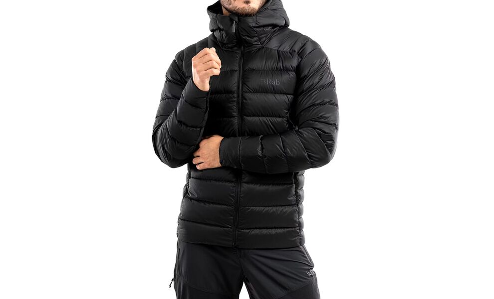 Пуховик чоловічий Rab Electron Pro Jacket (Black), Колір виробника: Black, Розмір: 3XL, зображення 4