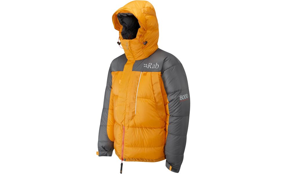 Пуховик унісекс Rab Expedition 8000 Jacket (Gold/Shark), Колір виробника: Gold/Shark, Розмір: S, зображення 3