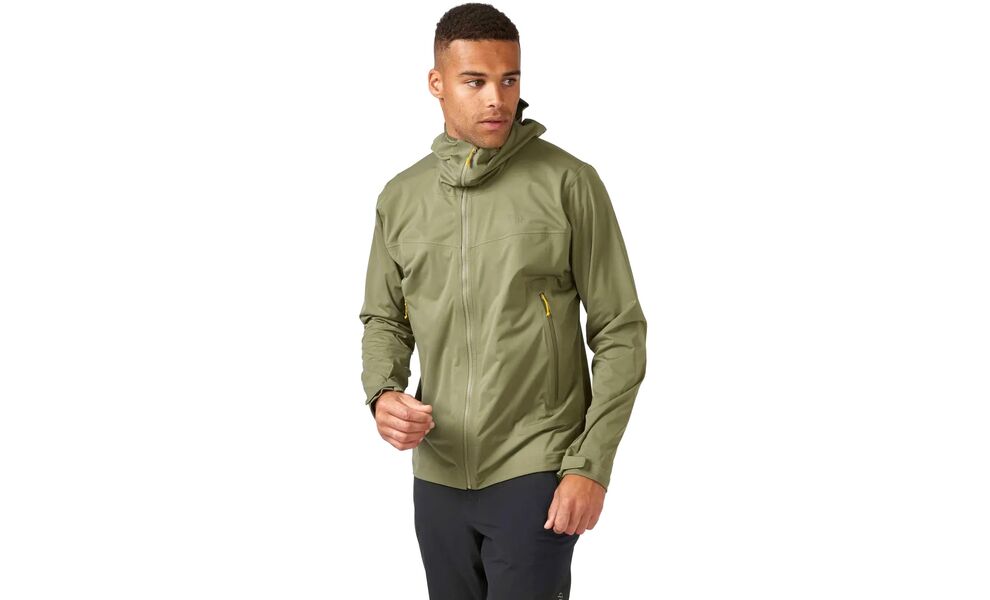 Штормівка чоловіча Rab Kinetic 2.0 Jacket (Light Khaki), Колір виробника: Light Khaki, Розмір: M, зображення 2