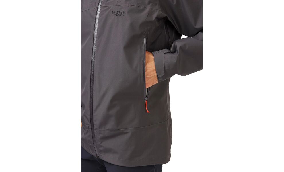 Штормівка чоловіча Rab Namche GTX Jacket (Graphene), Колір виробника: Graphene, Розмір: M, зображення 11