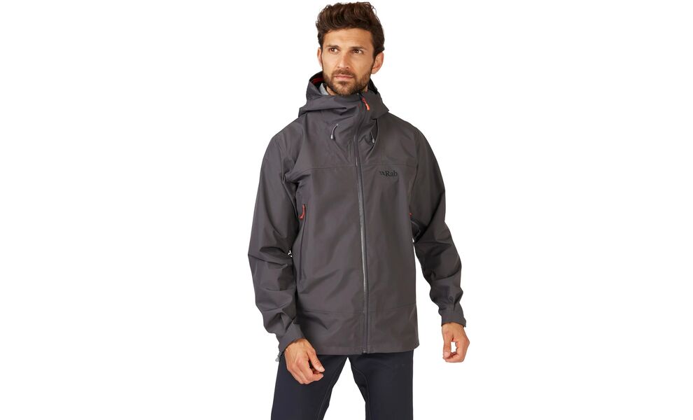 Штормівка чоловіча Rab Namche GTX Jacket (Graphene), Колір виробника: Graphene, Розмір: M, зображення 3