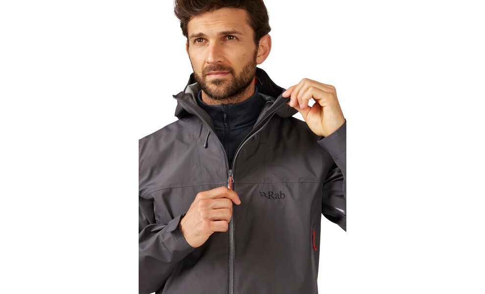 Штормівка чоловіча Rab Namche GTX Jacket (Graphene), Колір виробника: Graphene, Розмір: M, зображення 9