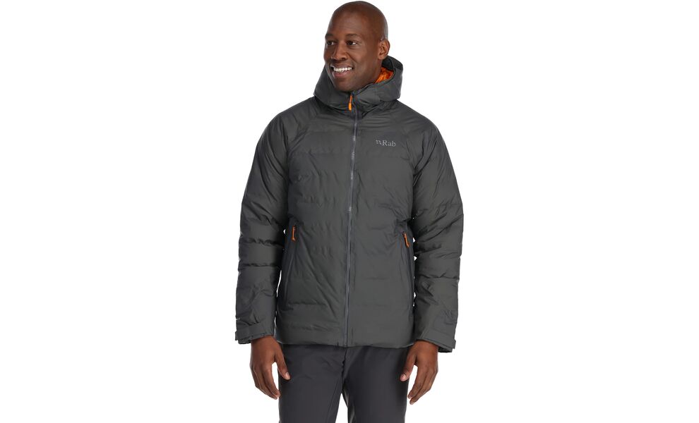 Пуховик чоловічий Rab Valiance Jacket (Graphene), Колір виробника: Graphene, Розмір: L, зображення 3