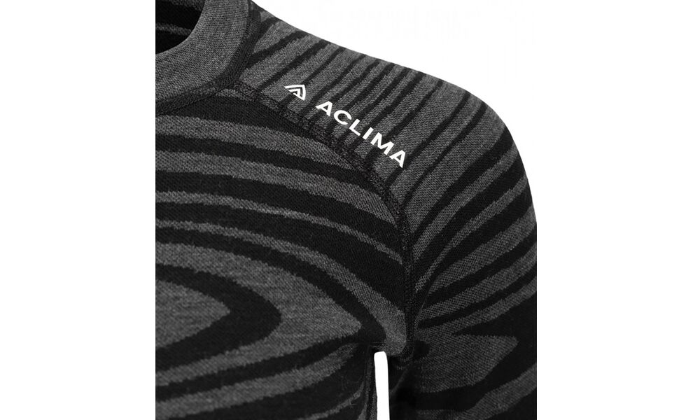 Термокофта жіноча Aclima WarmWool Crew Neck (422/Black Motion), Колір виробника: 422/Black Motion, Розмір виробника: S, зображення 4