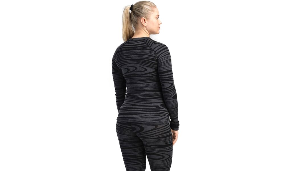 Термокофта жіноча Aclima WarmWool Crew Neck (422/Black Motion), Колір виробника: 422/Black Motion, Розмір виробника: XS, зображення 6