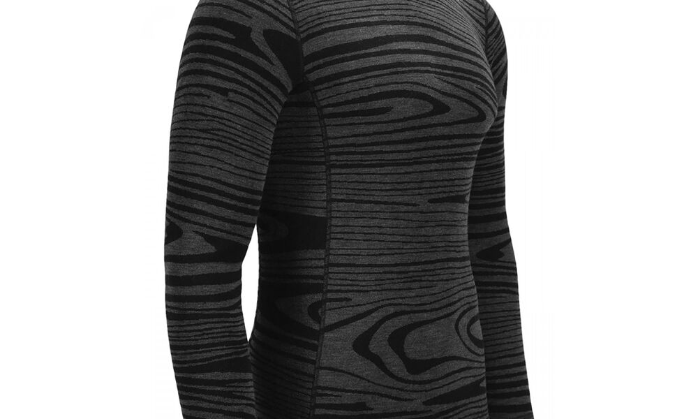 Термокофта чоловіча Aclima WarmWool Crew Neck (422/Black Motion), Колір виробника: 422/Black Motion, Розмір виробника: XXL, зображення 4