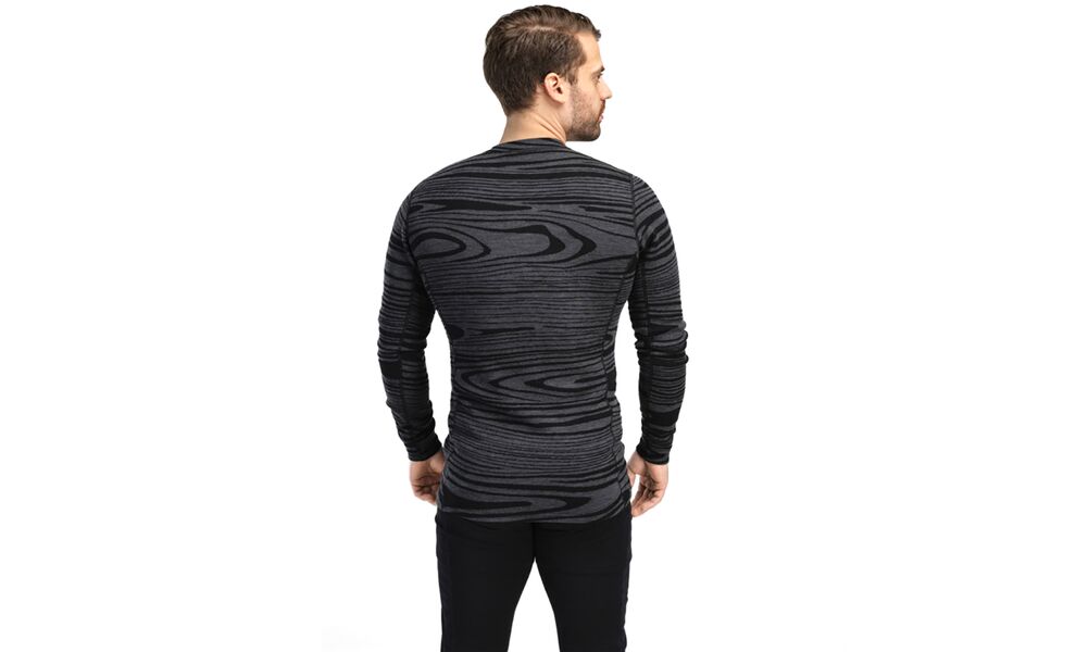 Термокофта чоловіча Aclima WarmWool Crew Neck (422/Black Motion), Колір виробника: 422/Black Motion, Розмір виробника: S, зображення 6