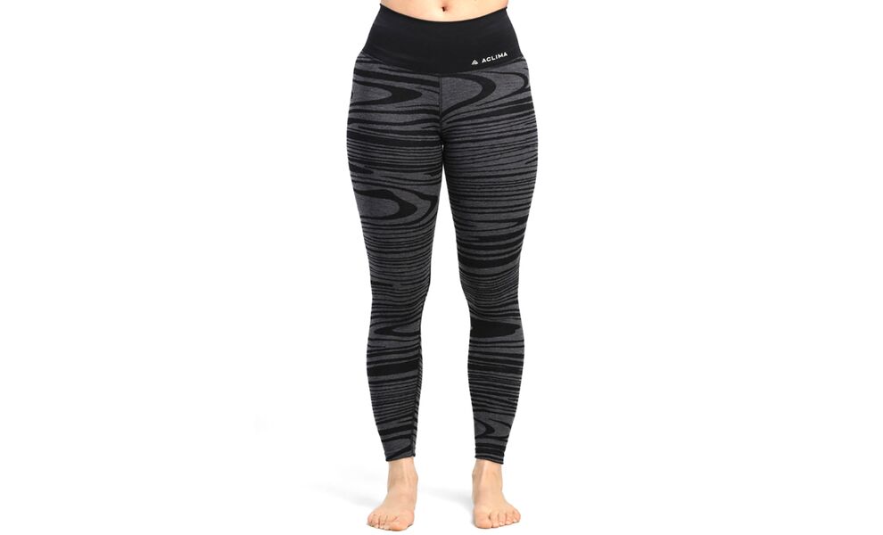 Термоштани жіночі Aclima WarmWool Longs High Waist (422/Black Motion), Колір виробника: 422/Black Motion, Розмір виробника: L, зображення 4