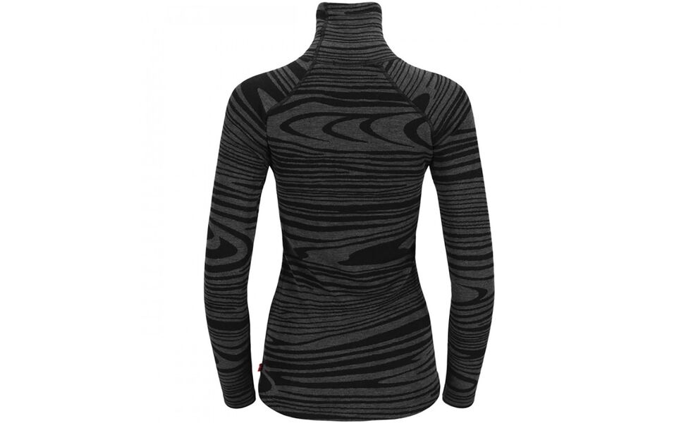 Термокофта жіноча Aclima WarmWool Roll Neck (422/Black Motion), Колір виробника: 422/Black Motion, Розмір виробника: S, зображення 2