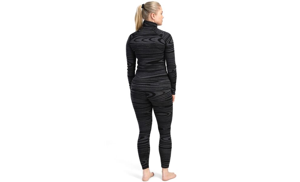 Термокофта жіноча Aclima WarmWool Roll Neck (422/Black Motion), Колір виробника: 422/Black Motion, Розмір виробника: XL, зображення 6