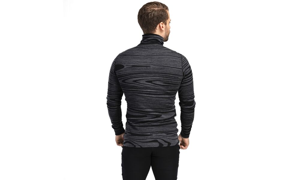 Термокофта чоловіча Aclima WarmWool Roll Neck (422/Black Motion), Колір виробника: 422/Black Motion, Розмір виробника: S, зображення 4