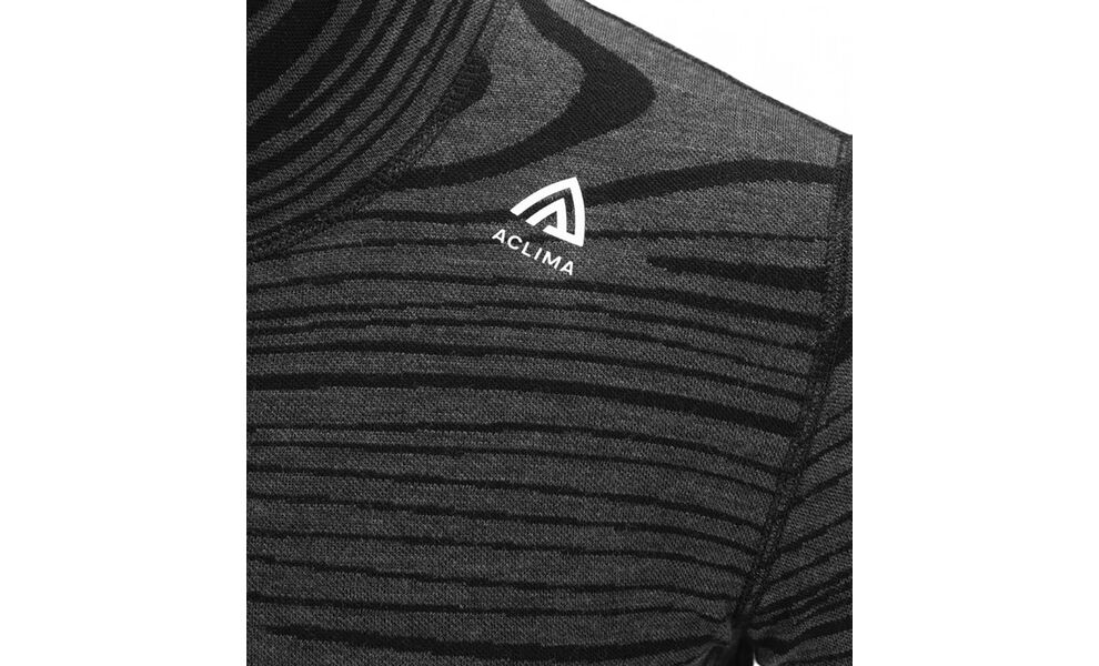 Термокофта чоловіча Aclima WarmWool Roll Neck (422/Black Motion), Колір виробника: 422/Black Motion, Розмір виробника: S, зображення 5