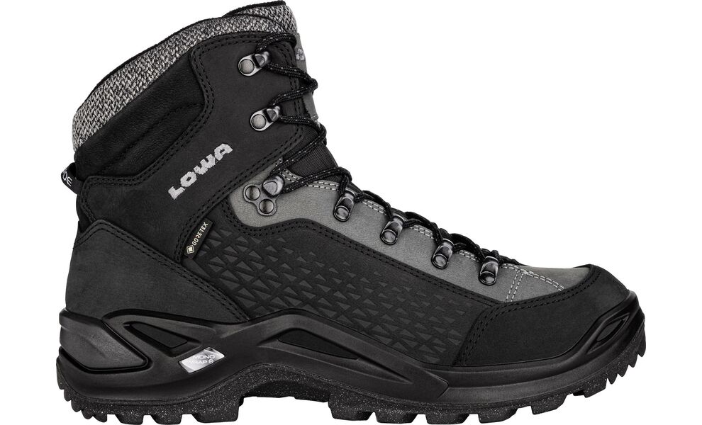 Трекінгові черевики чоловічі LOWA Renegade Warm GTX MID - 411970 (9930/Black-Grey), Колір виробника: 9930/Black-Grey, Тип колодки: середня, Розмір виробника: EU 43,5, зображення 2