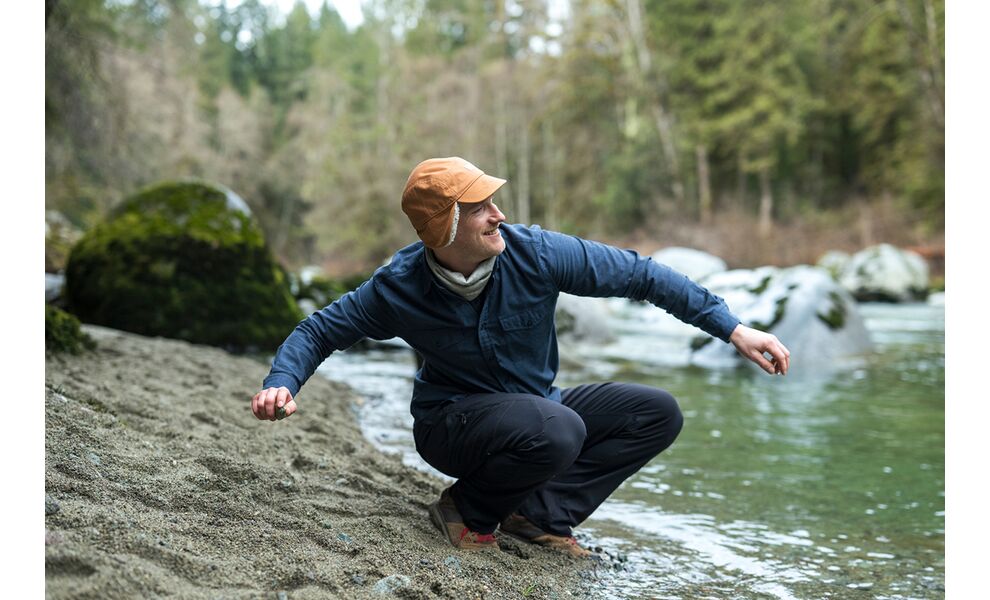 Шапка-кепка BUFF® Fall Line Cap (Simu Copper), Колір: Simu Copper, Розмір: S/M, зображення 6