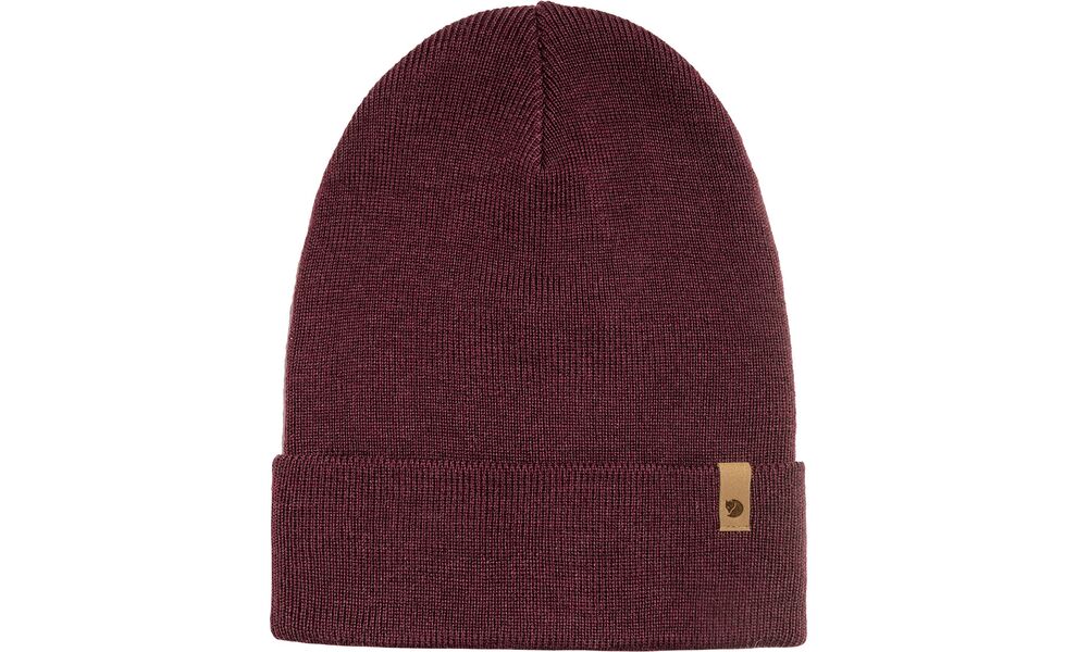 Шапка Fjallraven Classic Knit - 77368 (356/Dark Garnet), Колір: 356/Dark Garnet, зображення 2