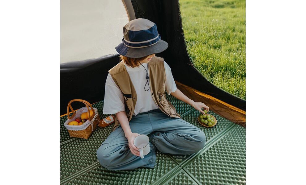 Двомісний складний каремат Naturehike CNK2450WS044 (Green), Товщина: 1,8, Тип розміру: Double, Колір виробника: Green, зображення 6