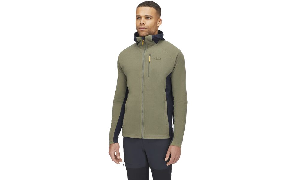 Фліска чоловіча Rab Capacitor Hoody (Light Khaki), Колір виробника: Light Khaki, Розмір: M, зображення 5