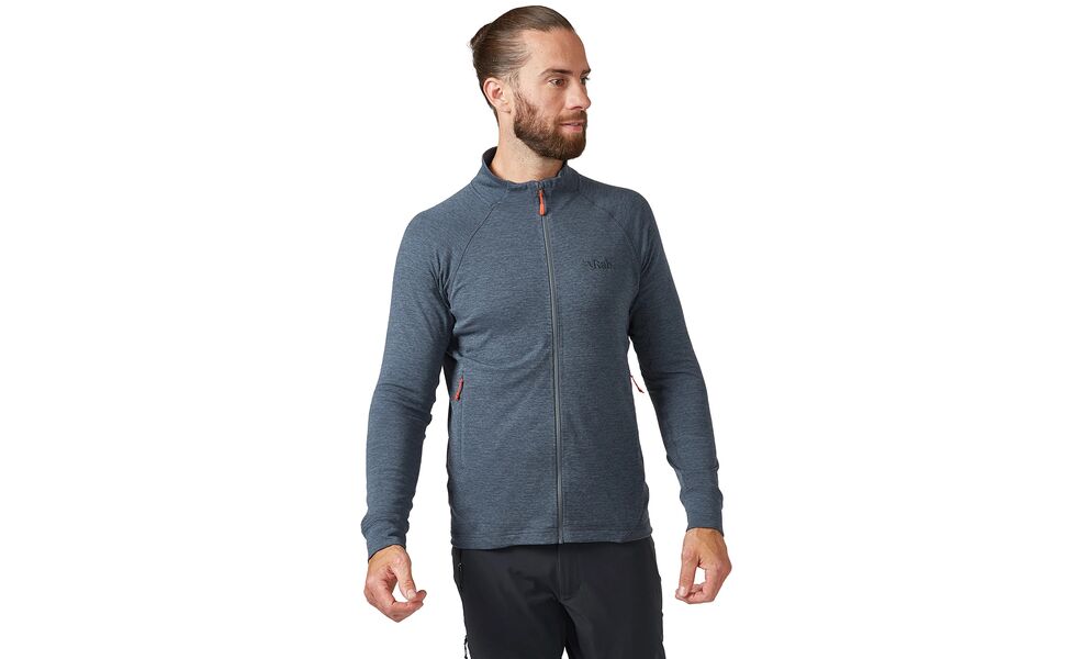 Фліска чоловіча Rab Nexus Jacket (Steel), Колір виробника: Steel, Розмір: XL, зображення 3