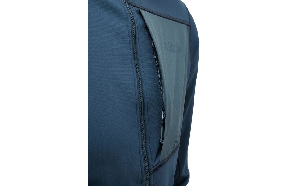 Фліска чоловіча Rab Superflux Hoody (Tempest Blue), Колір виробника: Tempest Blue, Розмір: L, зображення 10