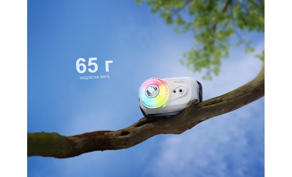 Налобний ліхтар акумуляторний з сенсорним керуванням Fenix HL17R (Black) з червоним світлом, USB Type-C, Колір корпусу: Black, зображення 14