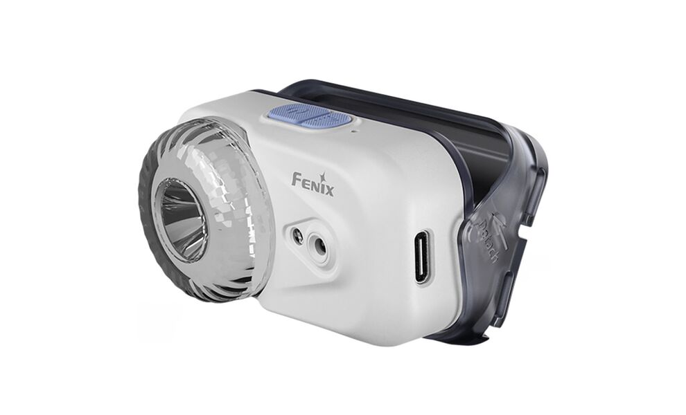 Налобний ліхтар акумуляторний з сенсорним керуванням Fenix HL17R (White) з червоним світлом, USB Type-C, Колір корпусу: White, зображення 4