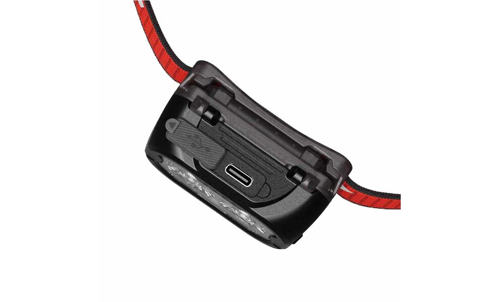 Налобний ліхтар з акумулятором Fenix HL18R-T V2.0 (Black) з червоним світлом, USB Type-C, Колір корпусу: Black, зображення 4