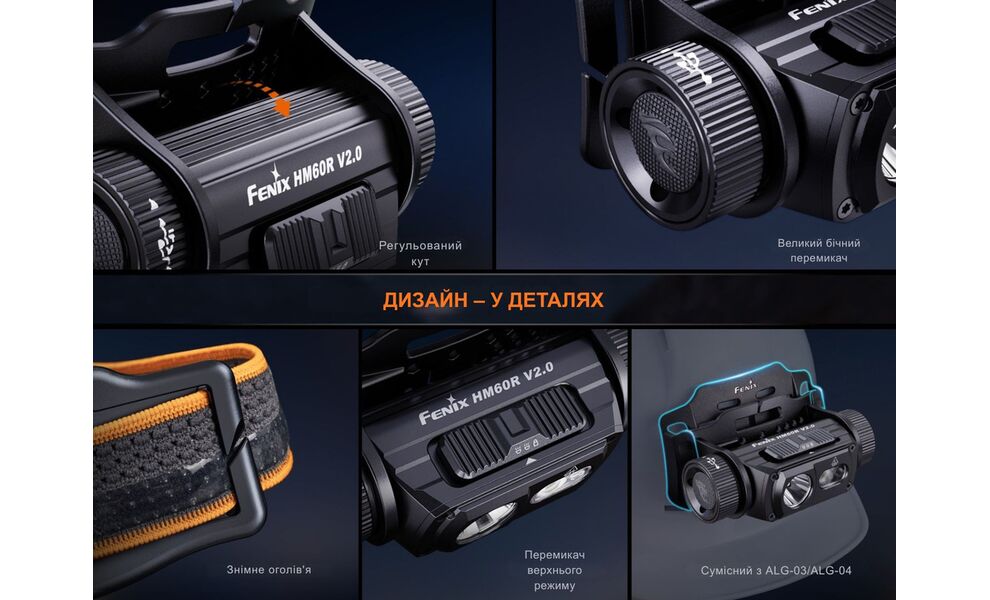 Налобний ліхтар з акумулятором Fenix HM60R V2.0 з червоним світлом, USB Type-C, зображення 16