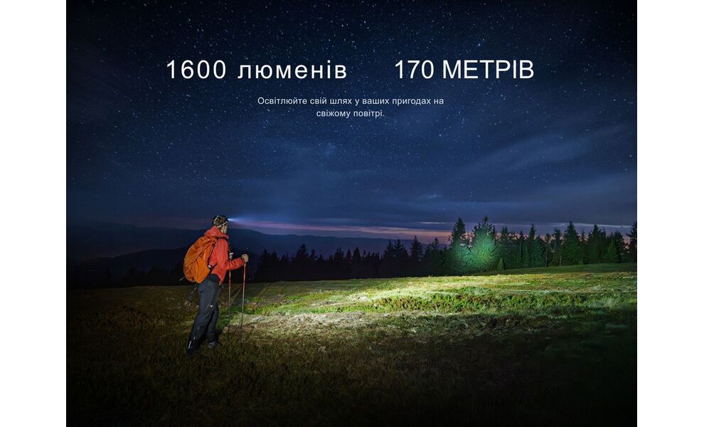 Налобний ліхтар з акумулятором Fenix HM60R V2.0 з червоним світлом, USB Type-C, зображення 8