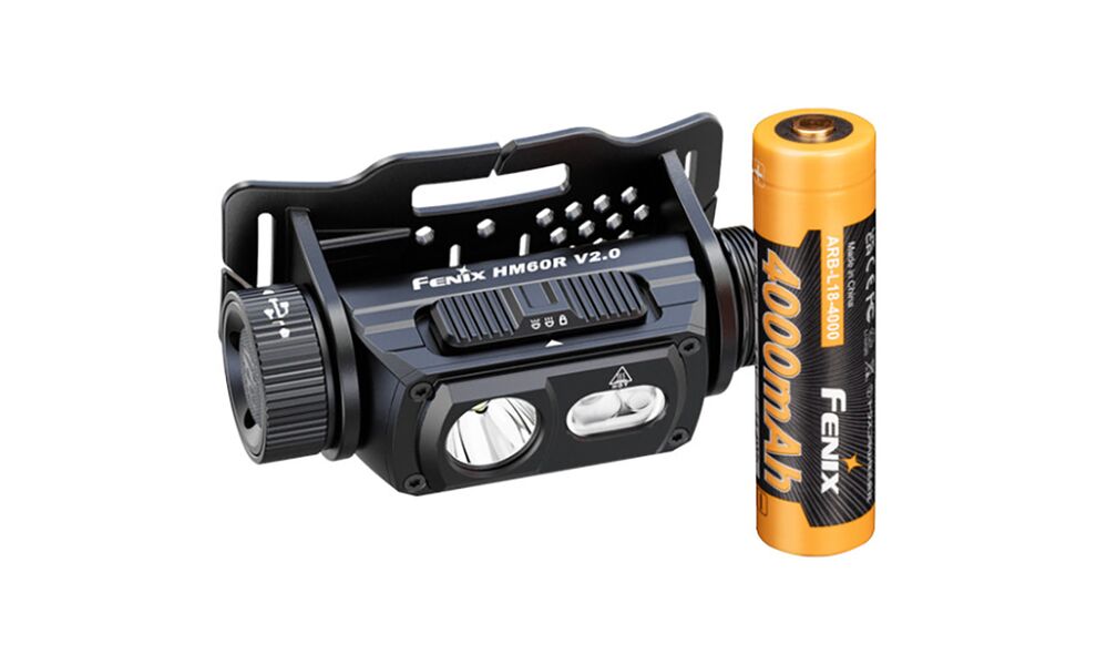 Налобний ліхтар з акумулятором Fenix HM60R V2.0 з червоним світлом, USB Type-C, зображення 6