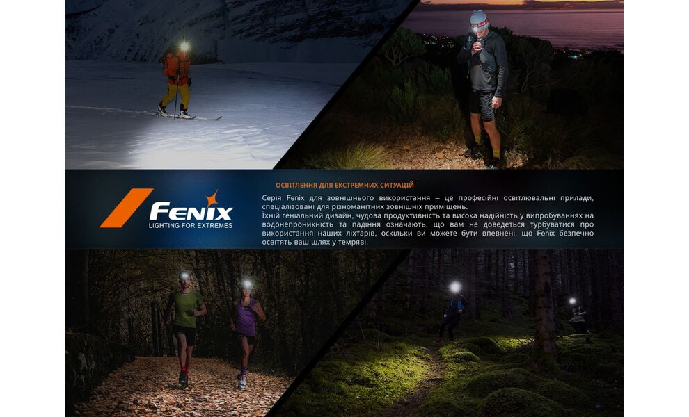 Налобний ліхтар з акумулятором Fenix HP12R-TB з червоним світлом, USB Type-C, зображення 16