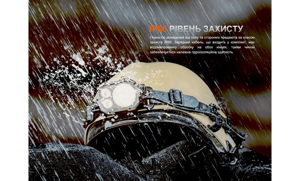 Налобний ліхтар акумуляторний з функцією павербанк Fenix HP35R SAR: USB Type-C, зображення 21